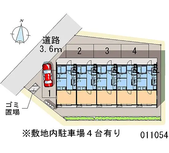 ★手数料０円★横浜市泉区中田北　月極駐車場（LP）